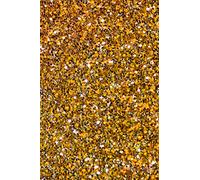 Glittery Notebook: Beautiful Gold Glitter Cover: Writing Journal Style Lined Ruled Pages: Minimalist Designed: 6 x 9 Soft Cover With Cream Paper For Note Taking & To Do Lists: Matte Finish