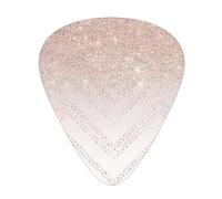 Glittery Pretty Pattern Guitar Picks Set-Premium Abs Material,Various Thicknesses-Enhance Your Playing Experience
