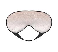 Glittery Pretty Pattern Print Breathable Full-Cover Eye Mask Stylish Adjustable Nap Night Restful Environment