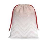 Glittery Pretty Pattern Print Multi-Functional Drawstring Reusable Gift Pouch Daily Storage All Occasions Use