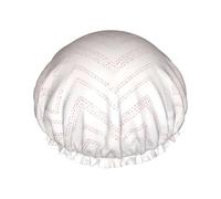 Glittery Pretty Pattern Print Various Activities Shower Cap Reusable Soft And Lightweight Bath Hair Cap Long Hair