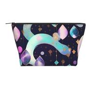 Glittery Pretty Pattern Print Women's Makeup Bag Daily Commute Cosmetics Storage Pouch Beach Travel Fashion Toothbrush Bag