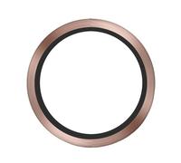 Glittery Rose Gold Foil The Neoprene Steering Wheel Cover - 15" for Most Cars - is Ergonomically Designed for Safe Driving Comfort