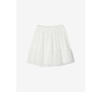 Glittery Tulle Skirt for Girls ecru