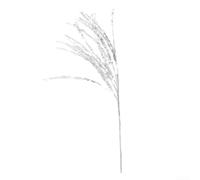 Glittery Twig Ornaments for Christmas Trees Beautifully Crafted Decorations for Your Holiday Home (White)