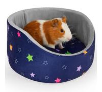 Glittme Soft Rabbit & Guinea Pig Bed - Thick Removable Mat, Machine Washable, Cozy Cuddler Cup Bed for Guinea Pig, Rabbit, Ferret