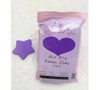 Glittz And Glue Air Dry Foam Firm Clay (Light Purple)