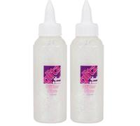 Glitz it Glitter Glue - Iridescent, 120ml, Twist Nozzle Bottle, Ideal for Kids Craft, Wedding Invitations, Card Making & Art Set (Pack of 2)