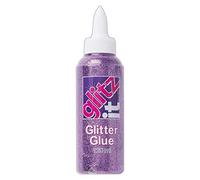 Glitz it Glitter Glue, Lilac Shimmer, 120ml, Twist Nozzle Bottle, Ideal Kids Craft, Shimmer Glue for Art & Craft Projects, Wedding Invitations, Card Making, Art Set, Creative Ideas