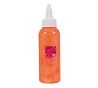 Glitz it Glitter Glue - Tangerine, 120ml, Twist Nozzle Bottle, Ideal Kids Craft, Shimmer Glue for Art & Craft Projects, Wedding Invitations, Card Making