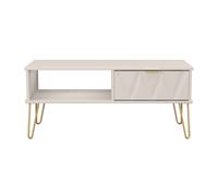 Glitz Ready Assembled 1 Drawer Coffee Table in Kashmir Matt - Welcome Furniture | TJ Hughes