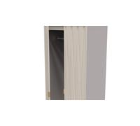 Glitz Ready Assembled 2 Door 2 Drawer Wardrobe in Kashmir Matt - Welcome Furniture | TJ Hughes