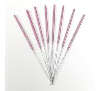 Glitz Sparkler Numeral Cake Sparkler, 17cm, Pack of 8, Available in Gold, Silver, Pink, Blue, Rose Gold (pink)