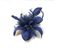 Glitz4Girlz Navy Blue Spotted Fascinator