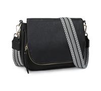 GLITZALL Small Crossbody Bag for Women PU Leather Over the Shoulder Purses and Flap Cross Body Handbags Multi Pockets