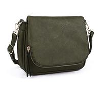 GLITZALL Small Crossbody Bag for Women PU Leather Over the Shoulder Purses and Flap Cross Body Handbags Multi Pockets
