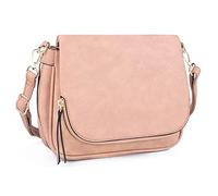 GLITZALL Small Crossbody Bag for Women PU Leather over the Shoulder Purses and Flap Cross Body Handbags Multi Pockets