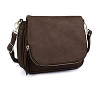 GLITZALL Small Crossbody Bag for Women PU Leather Over the Shoulder Purses and Flap Cross Body Handbags Multi Pockets