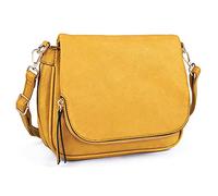 GLITZALL Small Crossbody Bag for Women PU Leather Over the Shoulder Purses and Flap Cross Body Handbags Multi Pockets