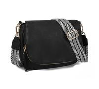 GLITZALL Small Crossbody Bag for Women PU Leather Over the Shoulder Purses and Flap Cross Body Handbags Multi Pockets