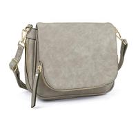 GLITZALL Small Crossbody Bag for Women PU Leather Over the Shoulder Purses and Flap Cross Body Handbags Multi Pockets