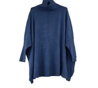 GLITZEE Italian Oversized Cowl Neck Jumper for Women | Soft Batwing Knit Top with Drop Shoulder | Cuffed Sleeves & Exposed Seam Front Back | Premium Fabric Winter Casual Pullover | Many Colours