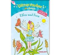 Glitzerzauber-Malblock Elfen und Feen