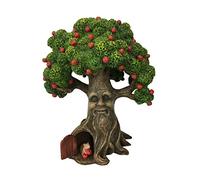 GlitZGlam Fairy Garden Miniature Tree Harry the Hedgehog’s Apple Tree (24 CM Tall) for the Garden Fairies and Lawn Gnomes part of the Beautiful Azarian Collection. A Fairy Garden Accessory
