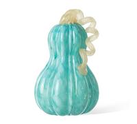 Glitzhome 8.5" H Fall Glass Gourd,Turquoise