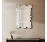 Glitzy Rectangular Wall Mirror