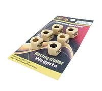 Glixal 16x13mm High Performance Polygon Variator Sliders, Racing Sliding Roller Weights 139QMB GY6 50cc - 100cc Scooter Moped ATV (8 Gram)