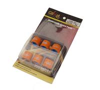 Glixal ATKS-04014 16X13mm High Performance Racing Variator Roller Weights Set 139QMB GY6 50cc - 100cc Scooter Moped ATV (9 gram)
