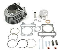 Glixal ATMT1-020 High Performance GY6 58.5mm 155cc Big Bore Rebuild Kit Cylinder Kit For 152QMI 157QMJ Engine Chinese Scooter Moped ATV