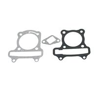 Glixal GY6 100cc 50mm Cylinder Gasket Set 139QMB 139QMA Based Engine Scooter Moped ATV - Cylinder Head and Base Gaskets,Tensioner Gasket