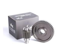 Glixal High Performance Secondary Transmission Gear, GY6 49cc 50cc 80cc 100cc Racing Final Drive Gear Set for 139QMB 139QMA 147QMD Engine Scooter Moped ATV Go Kart (17T/49T)