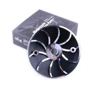 Glixal Lightweight Racing Drive Face Fan for GY6 125cc 150cc 180cc 200cc 152QMI 157QMJ Engine Based Scooter Moped ATV Go-Kart Quads (Black)