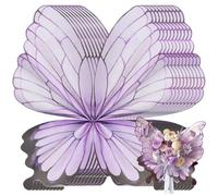 Glixoft 20pcs Butterfly Shape Flower Wrapping Paper Waterproof Bouquet Butterfly Packing Paper Bouquet Accessories for Wedding Party Decor