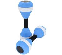 Glixoft 2pcs Aquatic Exercise Dumbbells Water Foam Dumbbells Aerobics Exercise Dumbbell Swimming Training Fitness Equipment for Weight Loss