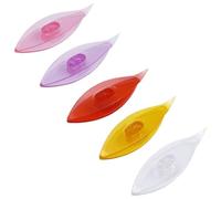 Glixoft 5 Pcs Tatting Shuttle Set Colorful Shuttles Knitting Needles Diy Beading Needles Lacemaking Craft Tool for Knitting Sewing Lace Making