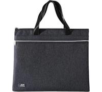 Glixoft A3 Portable Document Bag Zipper Art Portfolio Case Large Capacity Organiser Waterproof Oxford Cloth Bag File Storage Handbag for Files Folder