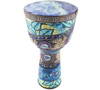 Glixoft African Djembe Drum Colourful Hand Drum Cloth Art Drum Children Hand Drum Instrument for Beginners Performance