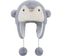 Glixoft Cartoon Animal Warm Hat Plush Earmuffs Hat Winter Furry Hat Scarf Warm Hat Cycling Warm Hat Ladies Cute Hat for Outdoor