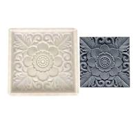 Glixoft Concrete Molds for Walkways Diy Brick Moulds Flagstone Casting Molds Garden Stepping Stone Mold Concrete Paver Molds Concrete Stamps