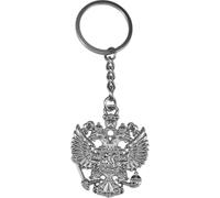Glixoft Double Headed Eagle Keychain Imperial Eagle Keyring Metal Bag Pendant for Shoulder Bag Backpack Hanging Decoration