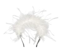 Glixoft Fairy Feather Headband 1920s Fascinator Headband Fashion Hair Accessories Forcarnival and Weddings Parties Decor
