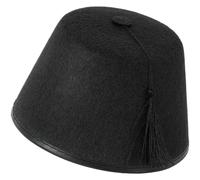 Glixoft Fez Hat, Handmade Turkish Moroccan Hat, Exotic Styles Moroccan Hat, Women Ethnic Festival Hat Dress Up Hats for Halloween Cosplay Party