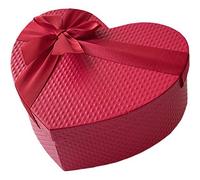 Glixoft Heart Shaped Box Florist Hat Box Valentine's Gift Box Candy Packaging Supplies for Wedding Engagement Bridal Shower Party