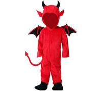Glixoft Little Devil Costume Devil Death Costume Halloween Kids Outfits for Boys Girls Halloween Cosplay Fancy Dress Performance