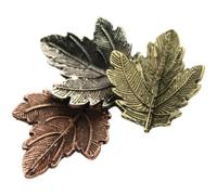 Glixoft Maple Leaf Brooch Multi-layer Brooch Exquisite Collar Lapel Pin Party Garment Accessories for Decoration
