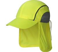 Glixoft Outdoor Sun Hat Summer Breathable Wide Brim Reflective Fishing Hat with Neck Flap Cape Hood High Visibility Legionnaires Cap